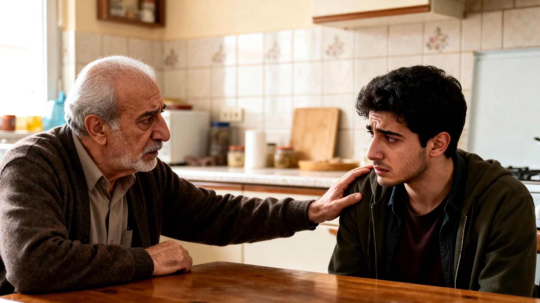 Genç yetişkin torun, üniversite derslerine karşı motivasyon kaybı yaşıyor ve büyükbaba onunla bu konuda nasıl yapıcı bir diyalog kuracağını bilmiyor"